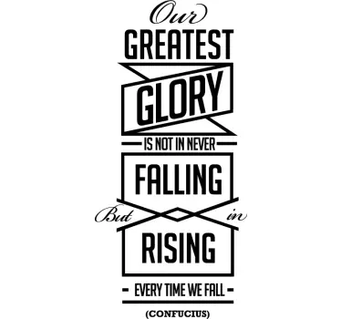 Sticker citation motivationConfucius - TenStickers