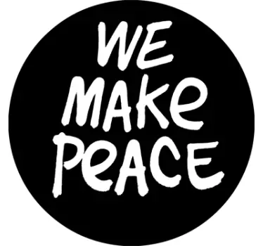 Sticker décoratif we make peace - TenStickers
