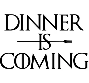 sticker dinner is coming - TenStickers