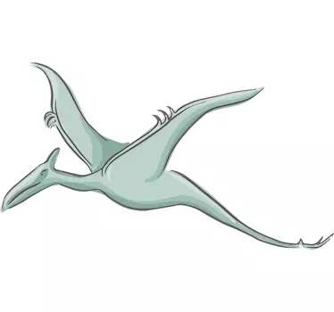 sticker dinosaure Ptérodactyle - TenStickers
