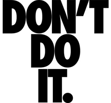 sticker don't do it - TenStickers