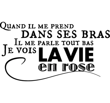 Sticker Edith Piaf - TenStickers
