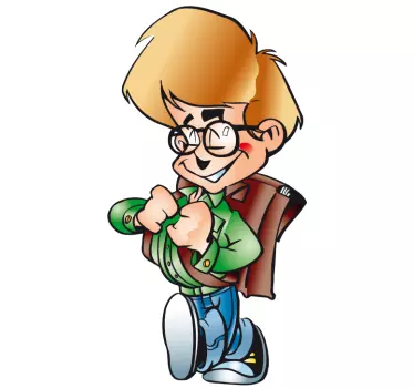 Sticker eleve enthousiaste - TenStickers