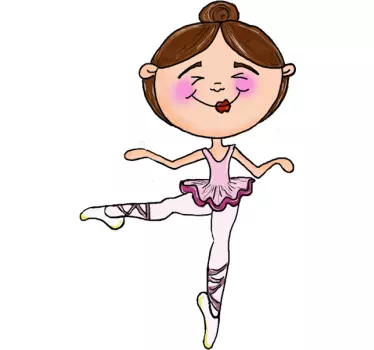 Sticker enfant danse classique - TenStickers