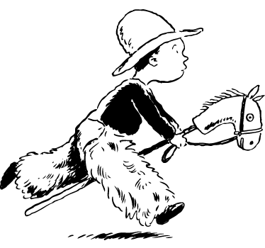 Sticker enfant jeu cow boy - TenStickers