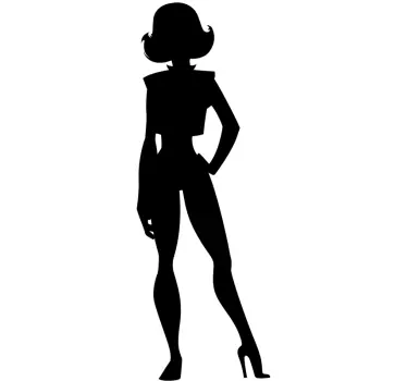 Sticker enfant super femme - TenStickers