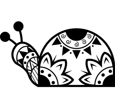 Sticker escargot formes - TenStickers