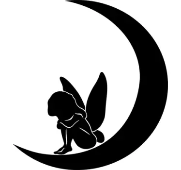 Sticker fée nocturne - TenStickers