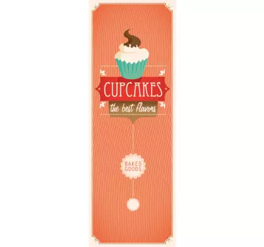 Sticker frigo cupcakes - TenStickers