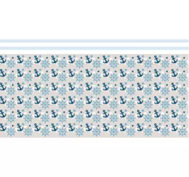 Sticker frise marin - TenStickers