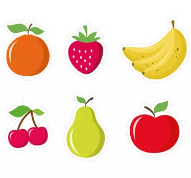 Sticker Gastronomie Fruits - TenStickers