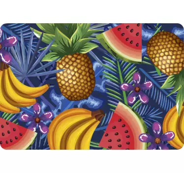 Sticker Gastronomie Fruits Exotiques - TenStickers