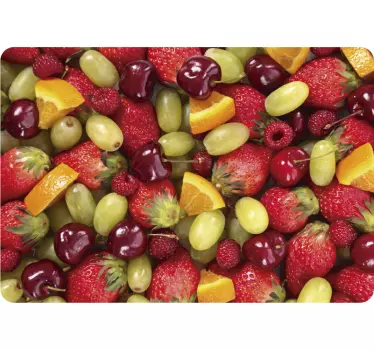 Sticker Gastronomie Texture de Fruits - TenStickers