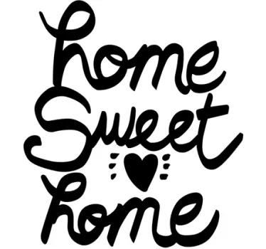 Sticker Home Sweet Home - TenStickers