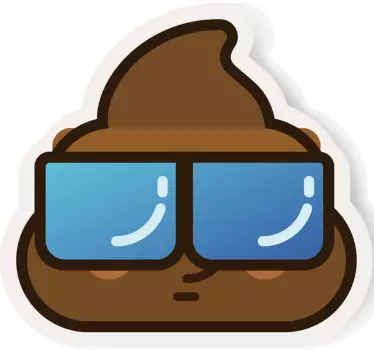 Autocollant Pictogramme Crotte de WhatsApp - TenStickers