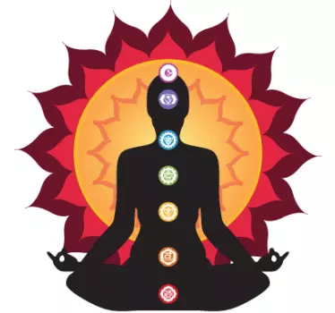 Sticker illustration chakra - TenStickers