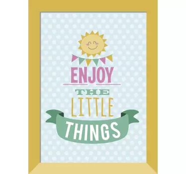Sticker Chambre Enfant Les petites choses - TenStickers