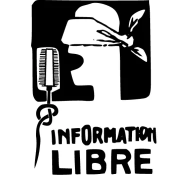 Sticker information libre - TenStickers