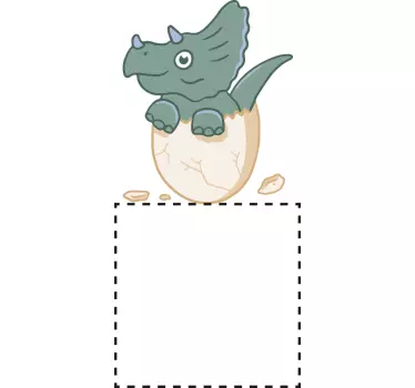 sticker interrupteur dinosaure - TenStickers
