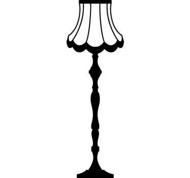 Sticker lampe à pied - TenStickers