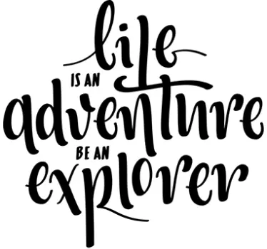 Sticker life is an adventure - TenStickers
