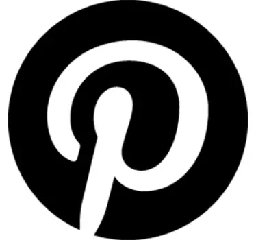 Sticker logo pinterest - TenStickers