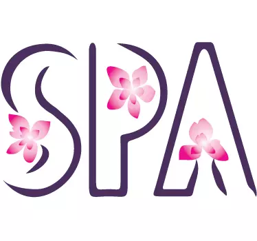 Sticker logo spa - TenStickers