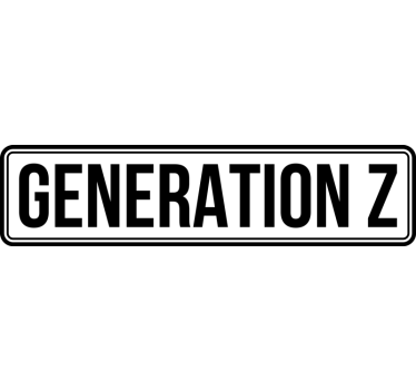 Sticker Mural génération Z - TenStickers