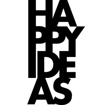 Sticker Mural Happy Ideas - TenStickers