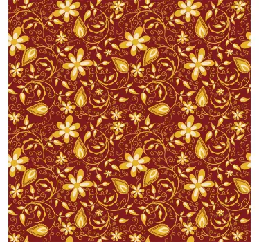 Sticker Salon Motif Baroque - TenStickers
