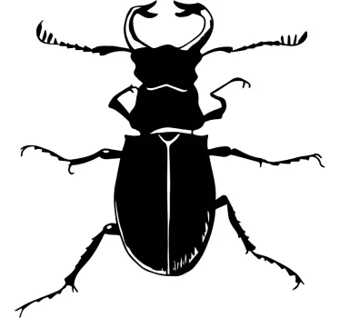 Sticker Mural Silhouette Insecte - TenStickers