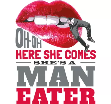Sticker Man eater - TenStickers