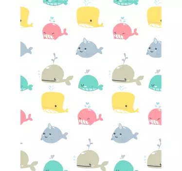 Sticker Pour Meuble Animaux Marins - TenStickers