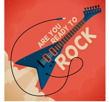 Revetement Adhesif pour Meuble Rock n' Roll - TenStickers