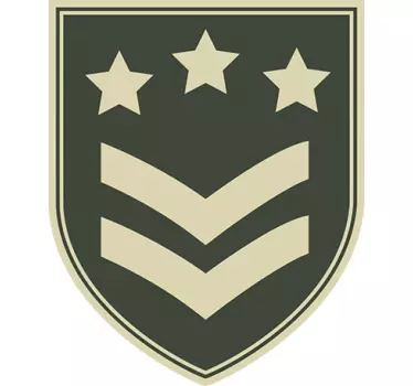 sticker militaire logo - TenStickers