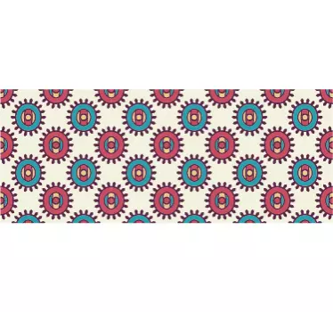 Sticker motif soleil indien - TenStickers