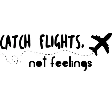 Sticker Maison Catch Flights - TenStickers