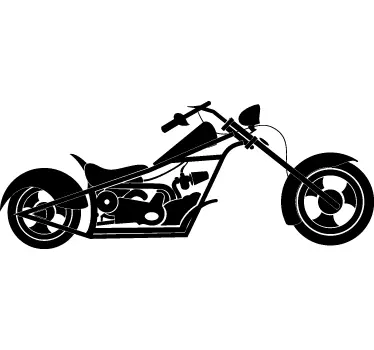 Sticker moto chopper - TenStickers