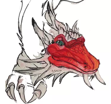Sticker mural dragon oriental - TenStickers