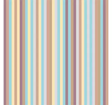 Sticker mural frise couleurs pastel - TenStickers