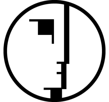 Sticker mural logo Bauhaus - TenStickers