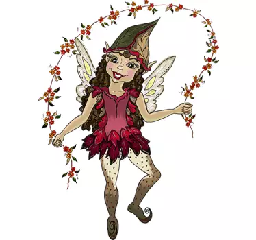 Sticker mural lutin - TenStickers
