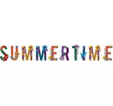 Sticker Maison Summertime - TenStickers