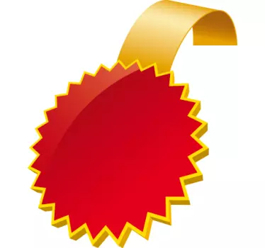 Sticker offre spéciale éclair ruban - TenStickers
