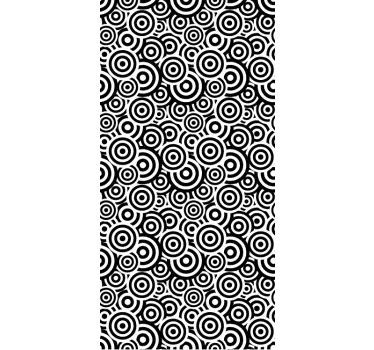 Sticker paroi de douche formes arrondies - TenStickers