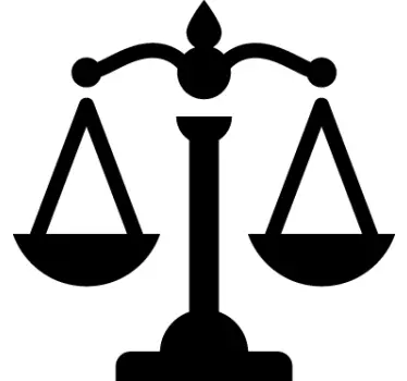 Sticker pictogramme justice - TenStickers