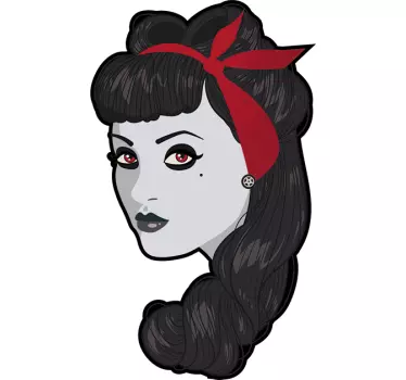 Sticker pin-up zombie - TenStickers
