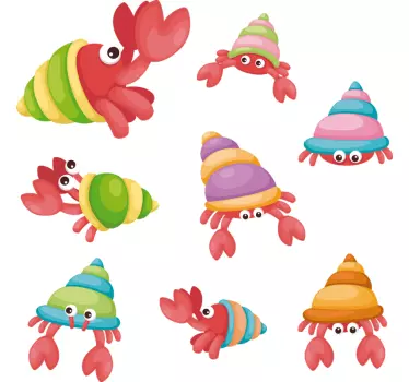 Sticker Chambre Enfant Crustacés - TenStickers