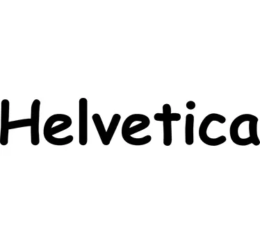 Sticker police Helvetica - TenStickers
