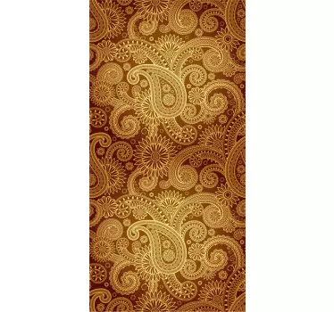Sticker porte fleurs or - TenStickers